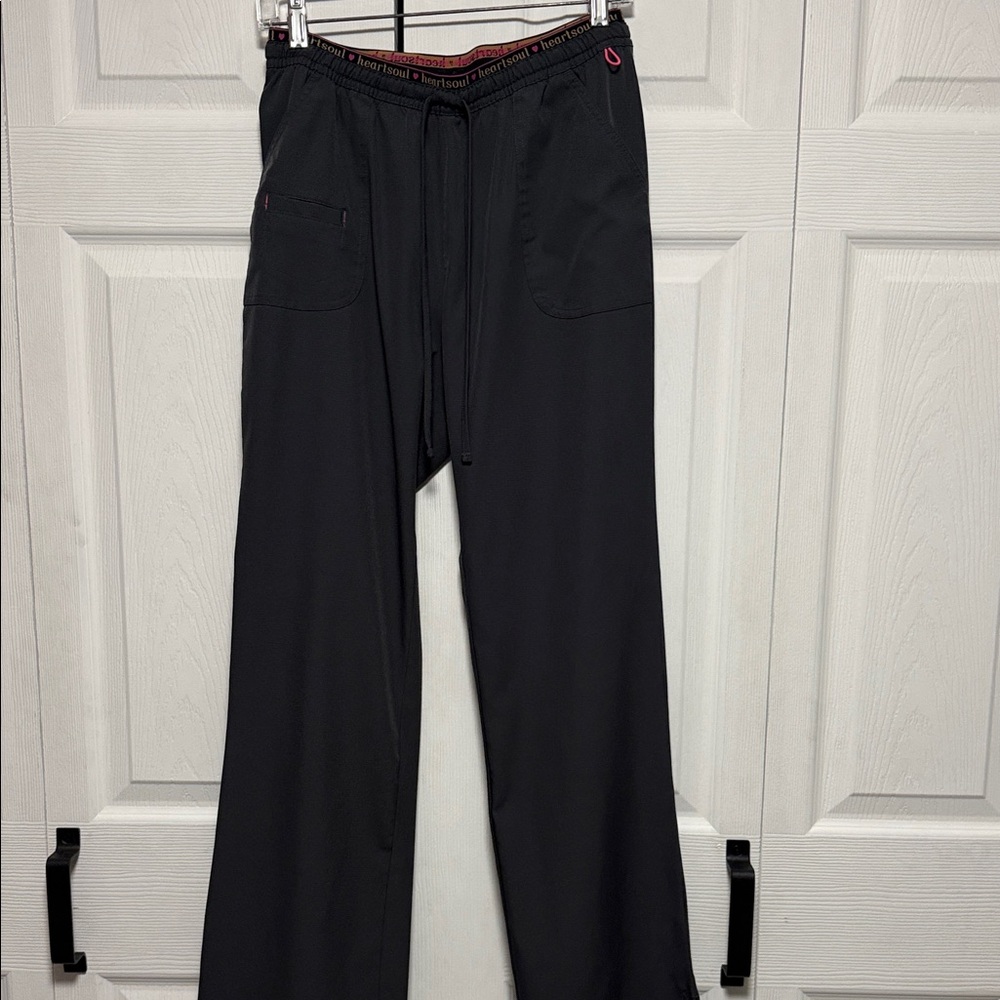 HeartSoul charcoal gray scrub pants